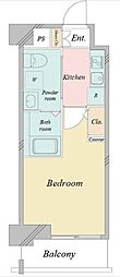 RJRリクロス高砂 1Kの間取図画像