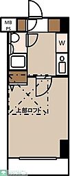 日神パレステージ亀有 1Kの間取図画像