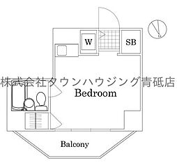 ナビオ柴又 ワンルームの間取図画像