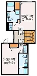 アイリス堀切 ワンルームの間取図画像