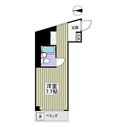 センチュリー堀切 ワンルームの間取図画像