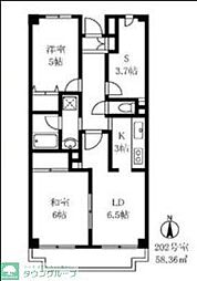 パークサイド・UT 2SLDKの間取図画像