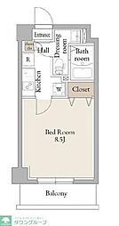 葛飾区宝町1丁目マンション 1Kの間取図画像