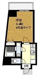 Capricorn 1Kの間取図画像