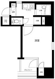 サンテミリオン茅場町リバーサイド 1Kの間取図画像