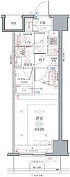 CREVISTAお花茶屋 1Kの間取図画像