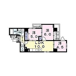 エルプラージュ 3LDKの間取図画像