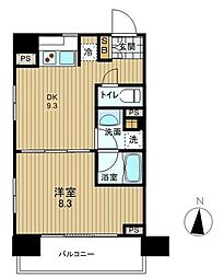 パークアクシス東陽町 1LDKの間取図画像