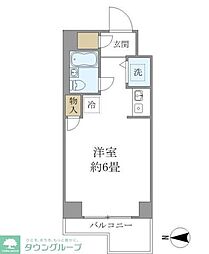 ウィンベル錦糸町NO3 ワンルームの間取図画像