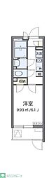 SmallRiver2 1Kの間取図画像