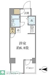 ウィンベル錦糸町NO3 ワンルームの間取図画像