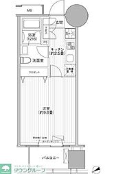 桜ヒルズ九段北 1Kの間取図画像
