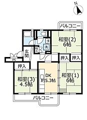 物件の間取り