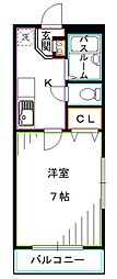 マイハイツ 1Kの間取図画像