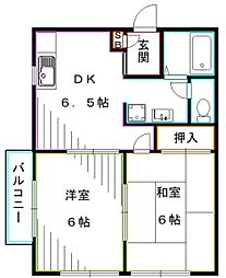 ルネ・マツトシ 2DKの間取図画像