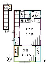アンバサンド& 1LDKの間取図画像