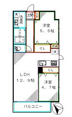 物件の間取り