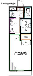 ハイヴィレッジ国分寺 1Kの間取図画像