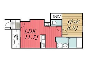 千葉県東金市田間（賃貸アパート1LDK・1階・43.21㎡） その2