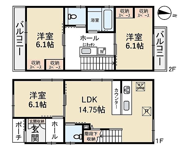 間取りを拡大表示