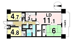 間取図画像 3SLDK