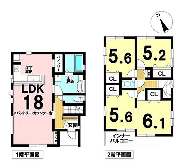 間取りを拡大表示