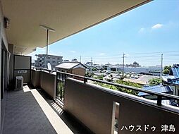 ユーハウス第2津島:バルコニー