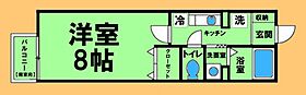 東京都八王子市兵衛1丁目（賃貸アパート1K・1階・25.00㎡） その2