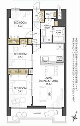 間取図画像 3LDK