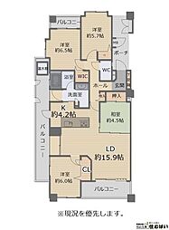 ベンタナヒルズ篠栗6号館 4LDKの間取図画像