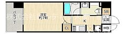 ルネフラッツ森小路駅前2 1Kの間取図画像