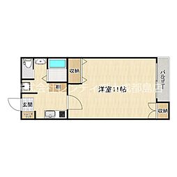 セレブ大宮 1Kの間取図画像