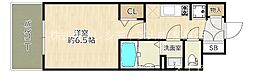 ララプレイス京橋シティオス 1Kの間取図画像