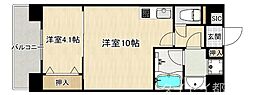 フェリーチェ城北公園 1LDKの間取図画像