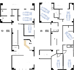 ヨーロッパハウスの間取図画像