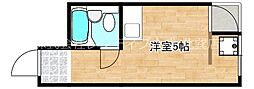 SOA・ピアレス ワンルームの間取図画像
