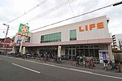 ライフ新深江店 538m