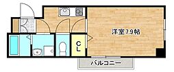 ランド大今里南 1Kの間取図画像