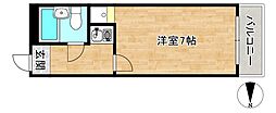 サンハイツ山之内 1Kの間取図画像