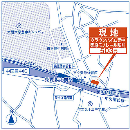 現地案内図