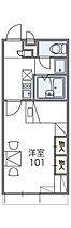 レオパレスサニーハイツ 205 ｜ 兵庫県姫路市書写1183-1（賃貸アパート1K・2階・23.18㎡） その2