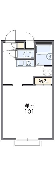 レオパレス加古川ＥＡＳＴ 102｜兵庫県加古川市平岡町西谷(賃貸アパート1K・1階・26.49㎡)の写真 その2