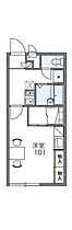 レオパレスフラワー三木II 107 ｜ 兵庫県三木市大村901（賃貸アパート1K・1階・23.18㎡） その2