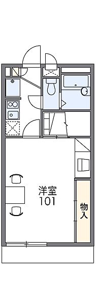 レオパレスＯＮＯ 202｜兵庫県小野市黒川町(賃貸アパート1K・2階・26.49㎡)の写真 その2