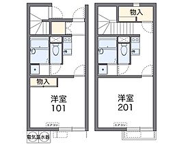 レオネクストディアベルジュI 107 ｜ 兵庫県明石市魚住町金ケ崎1539-126（賃貸アパート1K・1階・23.27㎡） その2