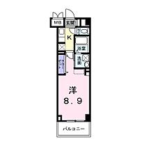 ザ　ベース東姫路 407 ｜ 兵庫県姫路市市之郷（賃貸マンション1K・4階・30.98㎡） その2