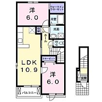 イル　パラッツオ　アミダI 201 ｜ 兵庫県高砂市阿弥陀町阿弥陀（賃貸アパート2LDK・2階・57.21㎡） その2