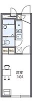 レオパレスプラムバレー 107 ｜ 兵庫県明石市藤江828-1（賃貸アパート1K・1階・19.87㎡） その2