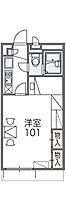 レオパレスＪステージI 111 ｜ 兵庫県姫路市網干区津市場10-1（賃貸アパート1K・1階・26.49㎡） その2