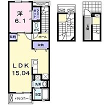 サンヒルズ・ラフォーレII 302 ｜ 兵庫県神戸市西区池上 2丁目（賃貸アパート1LDK・3階・59.78㎡） その2